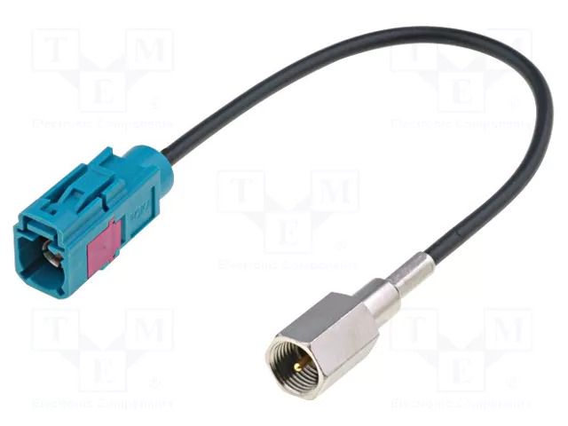Cable; Fakra socket,FME male; straight; 0.15m PER.PIC. A9540