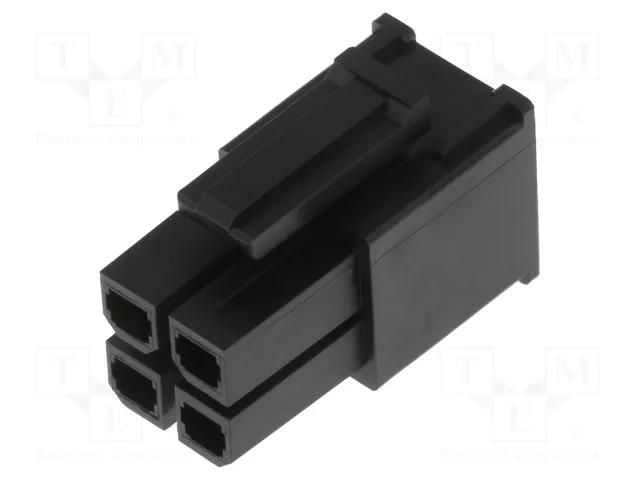 Connector: wire-wire/PCB; plug; female; Mega-Fit; 5.7mm; PIN: 4 MOLEX MX-171692-0104