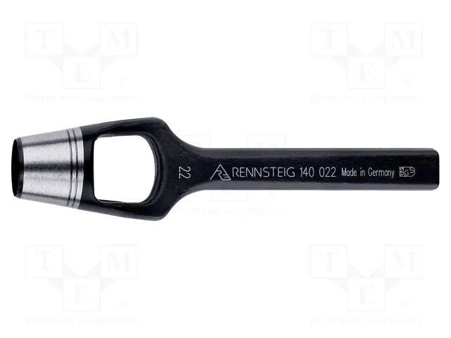 Puncher; for stamping out; 22mm RENNSTEIG REN.1400220