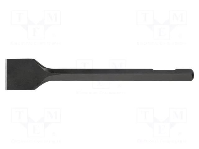 Chisel; for concrete; L: 300mm; hexagonal 19mm; Tipwidth: 50mm RENNSTEIG REN.20330002