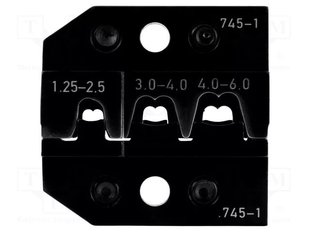 Crimping jaws RENNSTEIG REN.624745-130