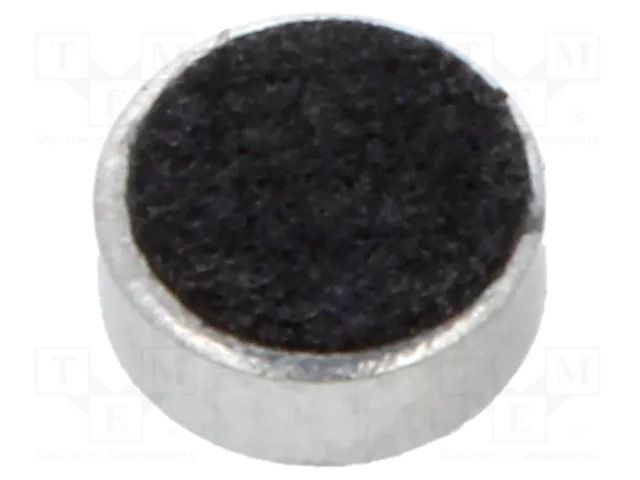 Microphone; condenser; 20÷20000Hz; 2.2kΩ; Ø4x1.5mm; 500uA; 1÷10V PUI AUDIO TOM-1537L-HD-R