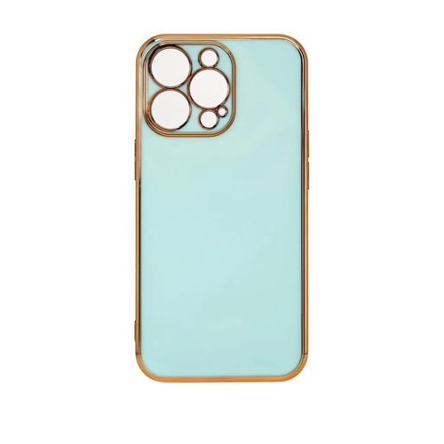 Lighting Color Case for Xiaomi Redmi Note 11 gel cover with gold frame mint, Hurtel 5907769343308 5907769343308