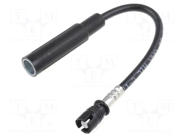 Cable; DIN socket,RAKU II żeński female; straight; 0.15m PER.PIC. A9610/A