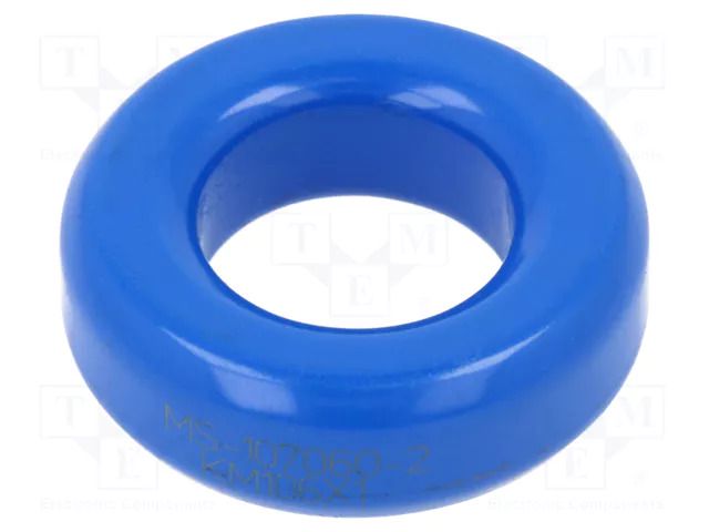 Ferrite: toroidal; L: 8.64mm; Øint: 14.73mm; Øout: 26.92mm; 59nH MICROMETALS MS-107060-2