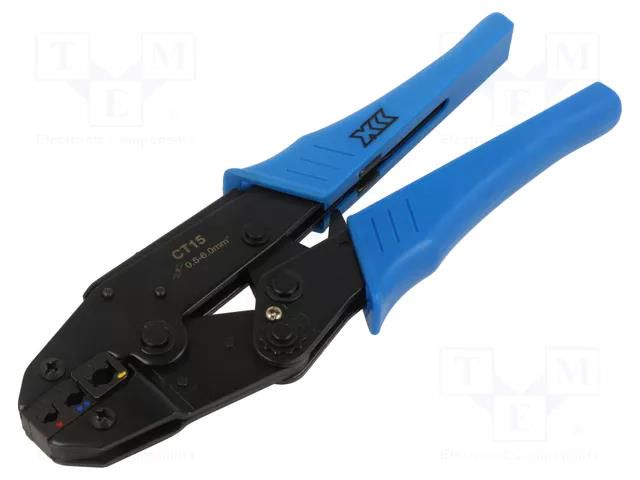 Tool: for crimping; insulated connectors,ring terminal PARTEX PA-CT-15