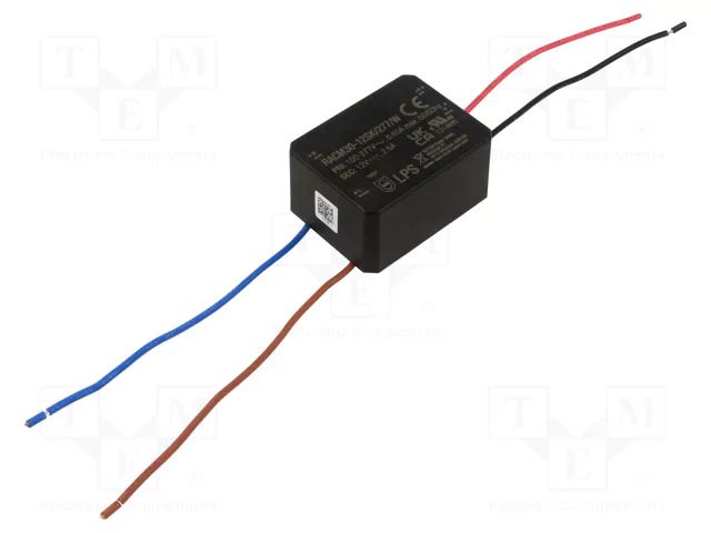 Power supply: switching; for building in; 30W; 12VDC; 2500mA; 90% RECOM RACM30-12SK/277/W