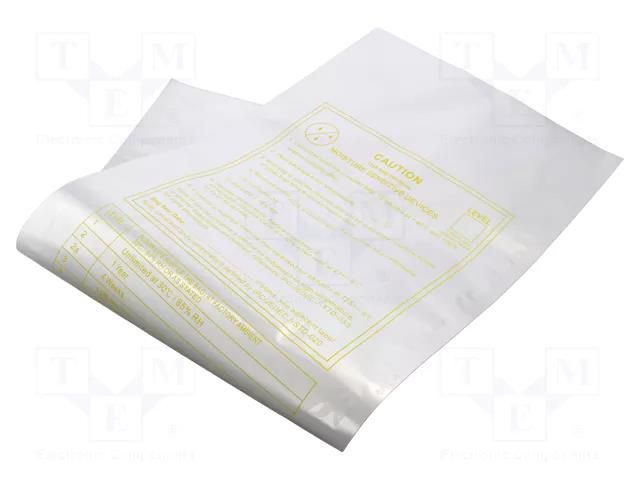 Protection bag; ESD; L: 660mm; W: 254mm; Thk: 100um; 100pcs. STATICTEC PRT-STP40254660