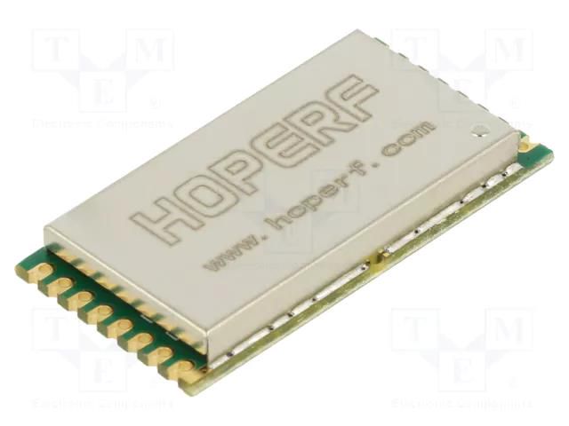 Module: transceiver; RF; FSK,GFSK,GMSK,LoRa,MSK,OOK; 915MHz; SMD HOPE MICROELECTRONICS RFM95PW-915S2