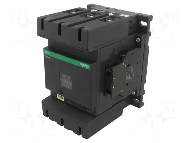 Contactor: 3-pole; NO x3; Auxiliary contacts: NO + NC; 110VAC SCHNEIDER ELECTRIC LC1D150F7