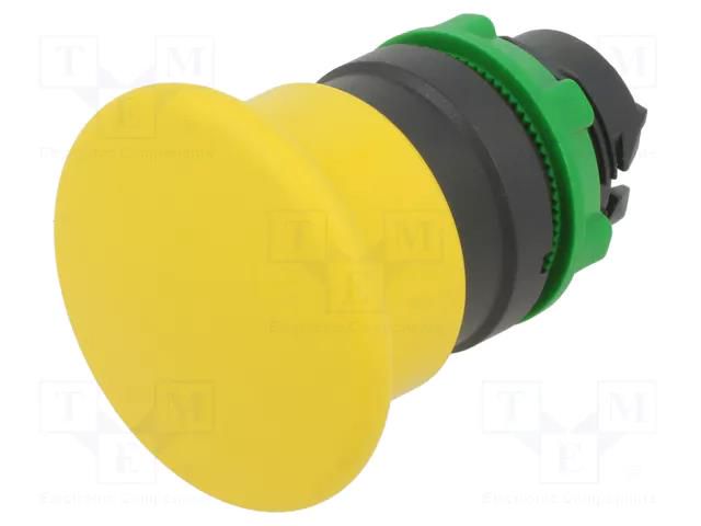 Switch: push-button; 22mm; Stabl.pos: 1; yellow; none; IP66; Pos: 2 SCHNEIDER ELECTRIC ZB5AC5