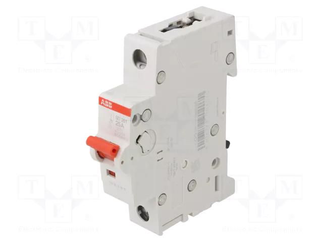 Switch-disconnector; Poles: 1; for DIN rail mounting; 25A; 253VAC ABB SD201/25