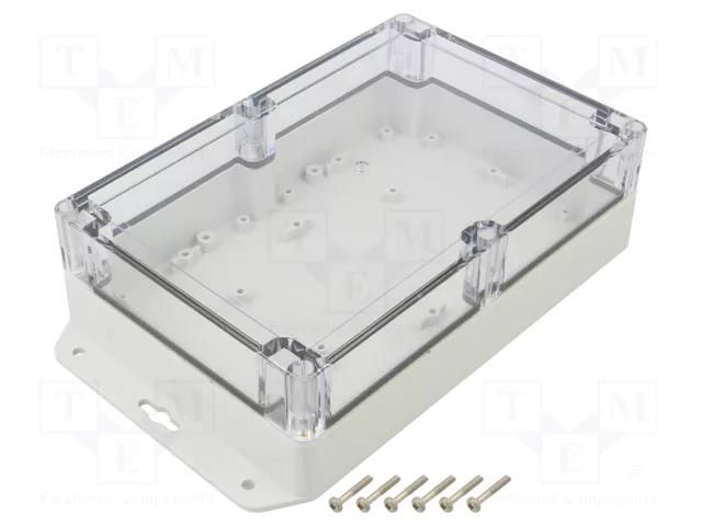 Enclosure: multipurpose; X: 140mm; Y: 210mm; Z: 60mm; ZP; ABS; IP67 KRADEX ZP21014060SUJP-APC