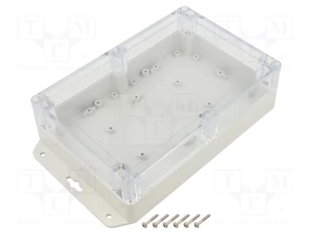 Enclosure: multipurpose; X: 140mm; Y: 210mm; Z: 60mm; ZP; ABS; gasket KRADEX ZP21014060UJPH-APC