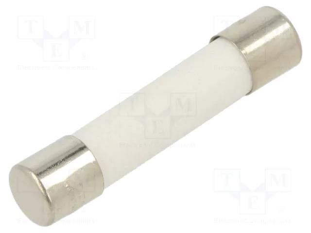 Fuse: fuse; 350mA; 250VAC; quick blow; ceramic; 6.3x32mm; brass OPTIFUSE FCA-350MA