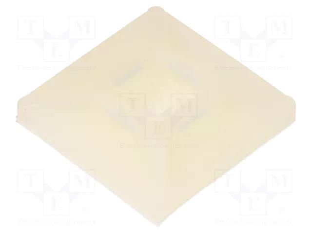 Holder; self-adhesive; polyamide; natural; Tie width: 5.4mm HELLERMANNTYTON MB4CA-PA66-NA