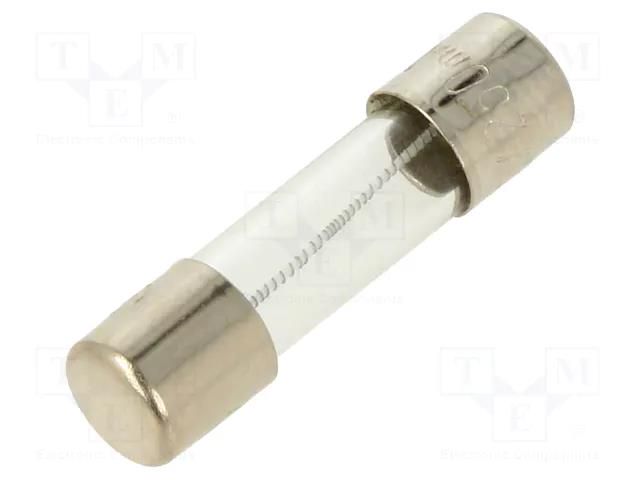 Fuse: fuse; 250mA; 250VAC; medium time-lag; glass; 5x20mm; brass OPTIFUSE MSC-250MA