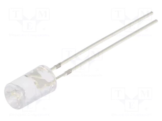 LED; blue; 5mm; 220÷330mcd; 120°; Front: recessed; 12VDC; -30÷85°C OPTOSUPPLY OSB5SA5MC1B-12V