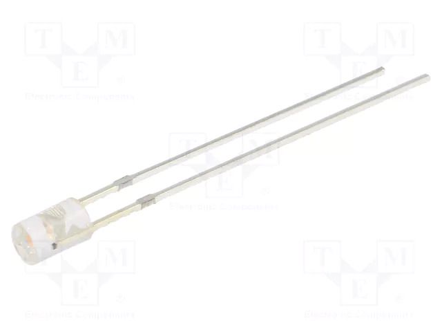 LED; pink; 3mm; 330÷500mcd; 140°; Front: flat; 5VDC; No.of term: 2 OPTOSUPPLY OSK5DK3HE1B-5V