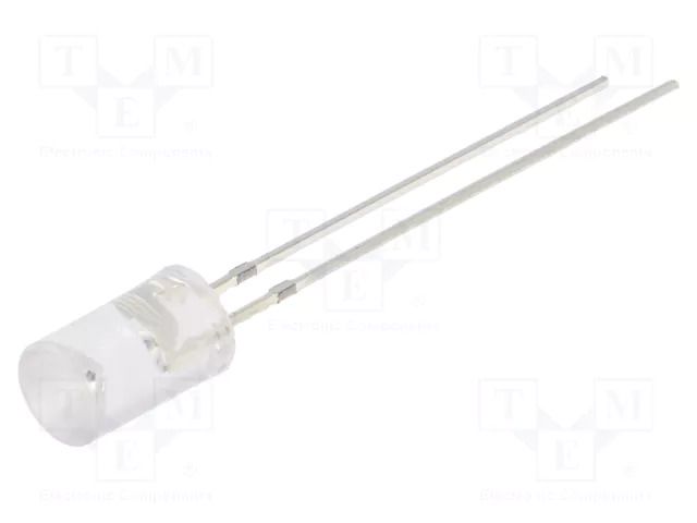 LED; yellow; 5mm; 100÷150mcd; 120°; Front: recessed; 12VDC; -30÷85°C OPTOSUPPLY OSY5JA5MC1B-12V