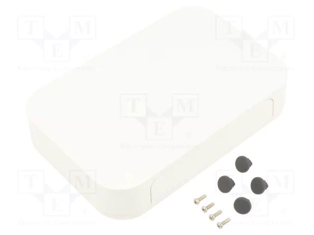 Enclosure: with panel; PF; X: 150mm; Y: 100mm; Z: 30mm; ABS; white TAKACHI TKC-PF15-3-10W