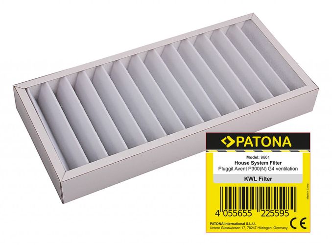 PATONA Filter for ventilation unit Pluggit Avent P300 (N) G4, PATONA 9661 4055655225595