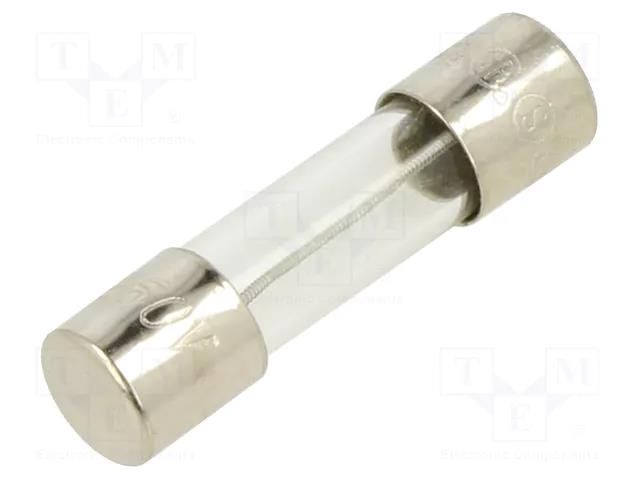 Fuse: fuse; 250mA; 250VAC; time-lag; glass; 5x20mm; brass; bulk OPTIFUSE TSD-250MA