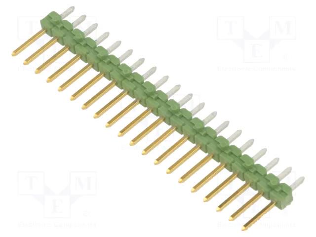 Connector: pin strips; pin header; male; PIN: 20; AMPMODU MOD II TE Connectivity 2-825433-0