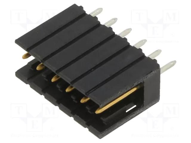 Connector: wire-board; socket; male; AMPMODU MOD II; 2.54mm; PIN: 6 TE Connectivity 826467-6