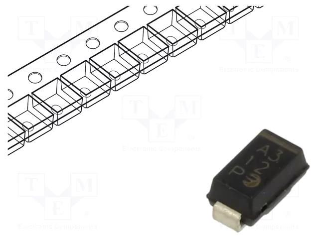 Diode: Schottky rectifying; DO214AC; SMD; 40V; 1A; reel,tape FAGOR FSS14TRTB