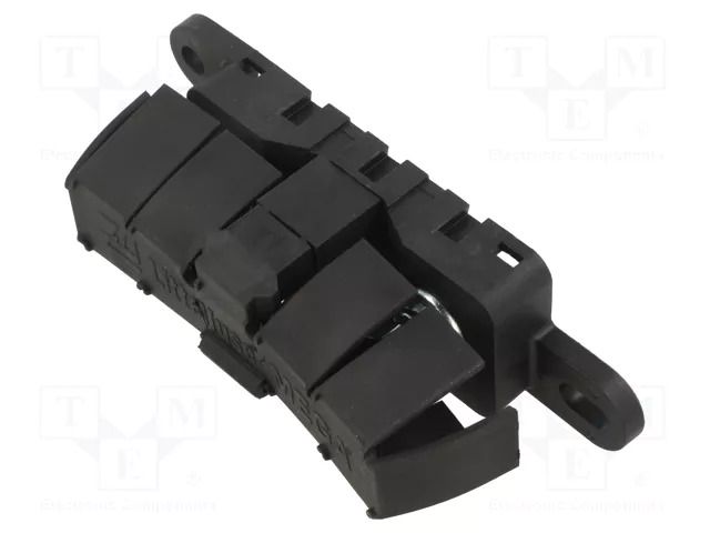 Fuse holder; 500A; M6 screw; Leads: solder lugs M6; UL94V-0; 32V LITTELFUSE 02981028HXFC