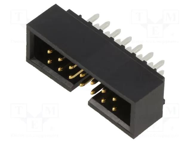 connector 2.54mm CGrid Hdr Shrd /Slt .38AuLF 14Ckt MOLEX MX-70246-1401