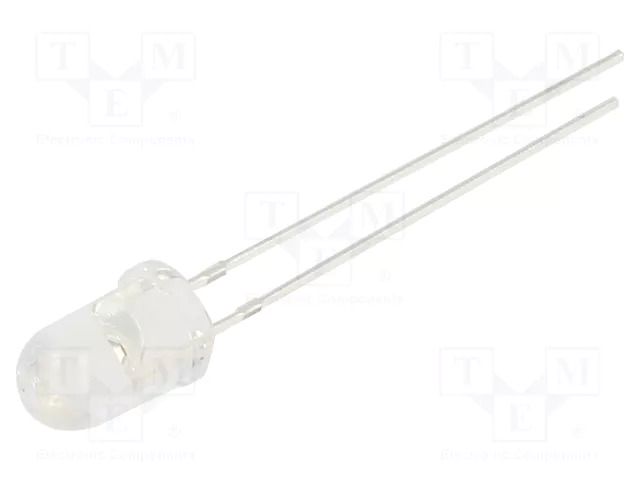 LED; orange; 5mm; 750÷1120mcd; 30°; Front: convex; 1.8÷2.2VDC OPTOSUPPLY OSO5PA5A31A-1MA