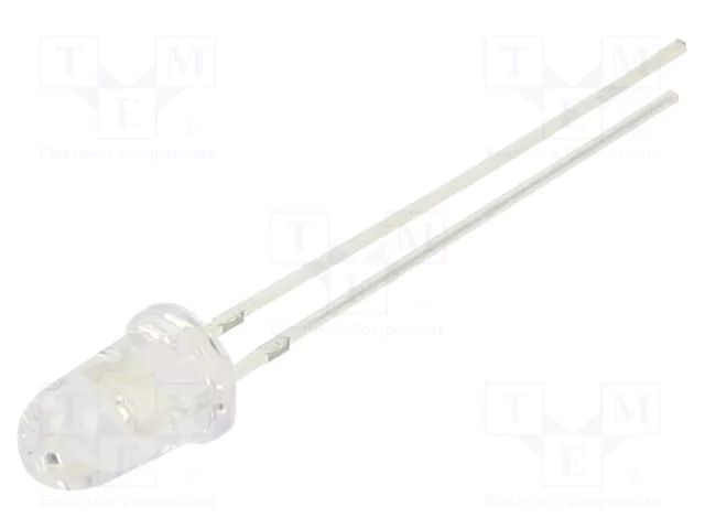 LED; UV; 8°; 20mA; P: 114mW; 360÷370nm; 3÷3.8VDC; THT OPTOSUPPLY OSV1YL5201A