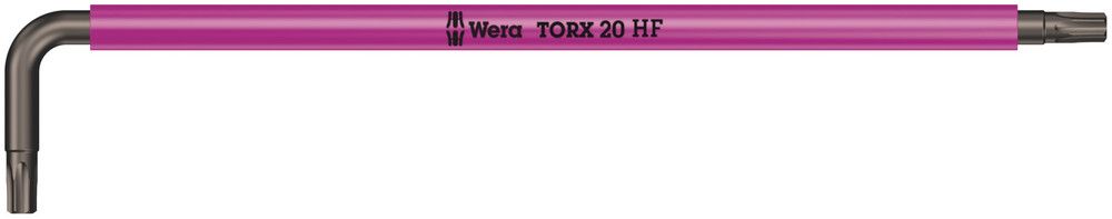 967 SXL HF TORX® L-key Multicolour with holding function, long, TX 20x137, Wera 05024475001