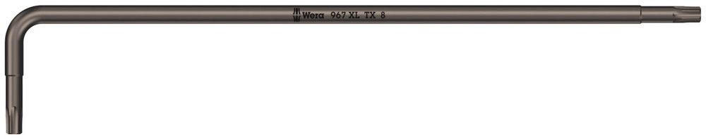967 XL HF TORX® L-key with holding function, long, TX 8x90, Wera 05024451001
