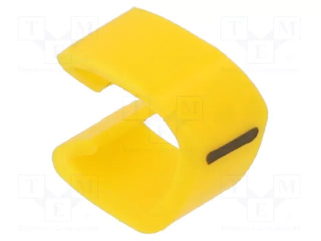 Markers; Marking: -; 4÷5mm; PVC; yellow; -30÷80°C; push-in; CLI O WEIDMÜLLER WM-0648201740