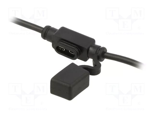 Fuse holder; 11mm; 30A; Leads: cables; -40÷85°C; 58V OPTIFUSE LPM-01B-12B