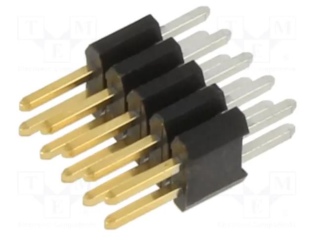 Connector: pin strips; pin header; male; PIN: 10; Minitek127®; THT AMPHENOL COMMUNICATIONS SOLUTIONS 20021111-00010T1LF