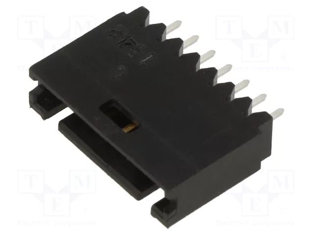 Connector: wire-board; socket; male; PIN: 7; AMPMODU MOD II; THT TE Connectivity 5-102202-4