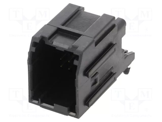 connector STAC64 RA HDR 8 CKT BLK POL A TRAY MOLEX MX-34691-0080