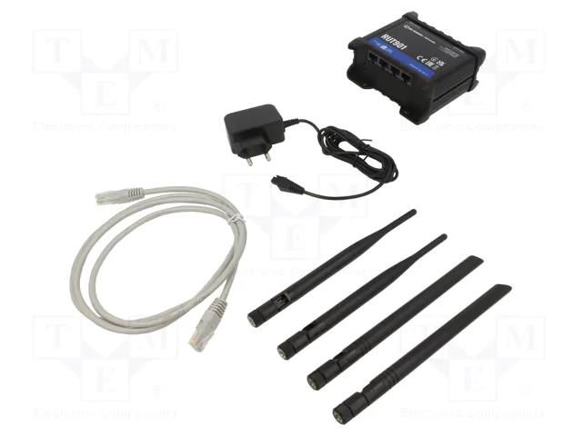Module: router LTE; IEEE 802.11b/g/n; DDR2; 16MBFLASH,128MBSRAM TELTONIKA RUT901