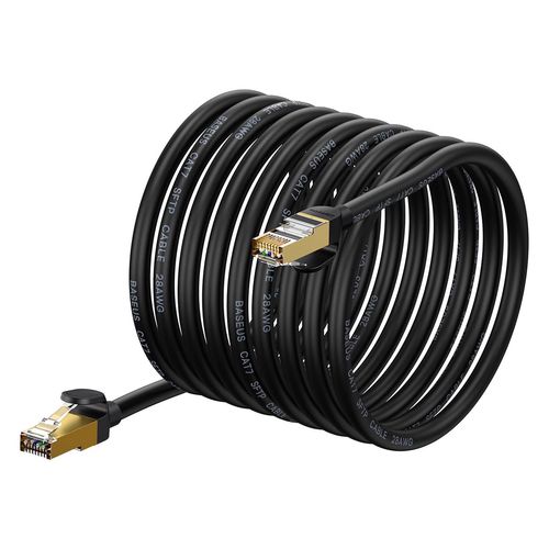 Baseus Speed Seven network cable RJ45 10Gbps 15m black (WKJS010801), Baseus 6932172611422 6932172611422