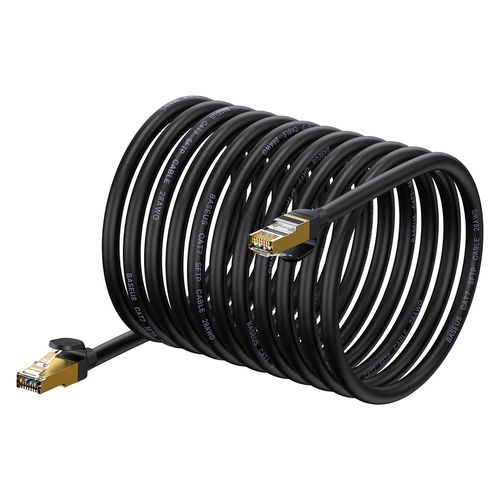 Baseus Speed Seven High Speed Network Cable RJ45 10Gbps 30m Black (WKJS011001), Baseus 6932172611446 6932172611446