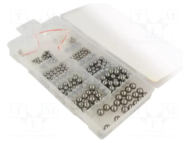 Balls set; bearing steel; 470pcs. YATO YT-06680