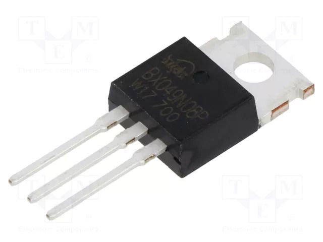Transistor: N-MOSFET; unipolar; 85V; 79A; Idm: 560A; 189W; TO220 BRIDGELUX BXS049N08P