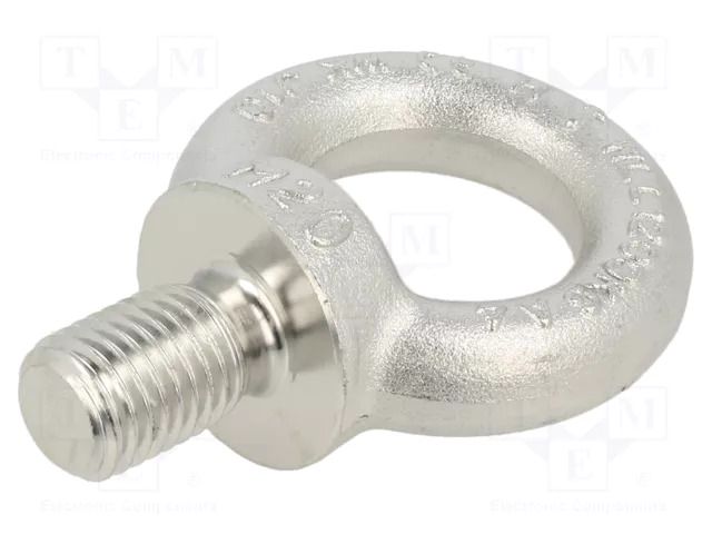 Lifting eye bolt; M20x30; Head: eye; acid resistant steel A4 ELESA+GANTER DIN580-M20-A4