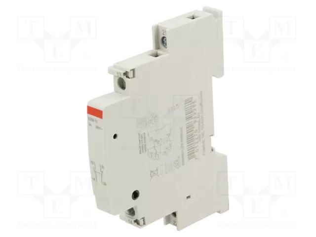 Relays accessories: auxiliary contacts; NC + NO; 18x58x85mm ABB E299-11