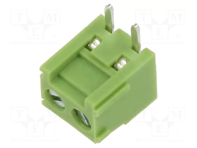 Connector: PCB terminal block; terminal; straight; on PCBs; green XINYA XY303R-2P-3.81-GN