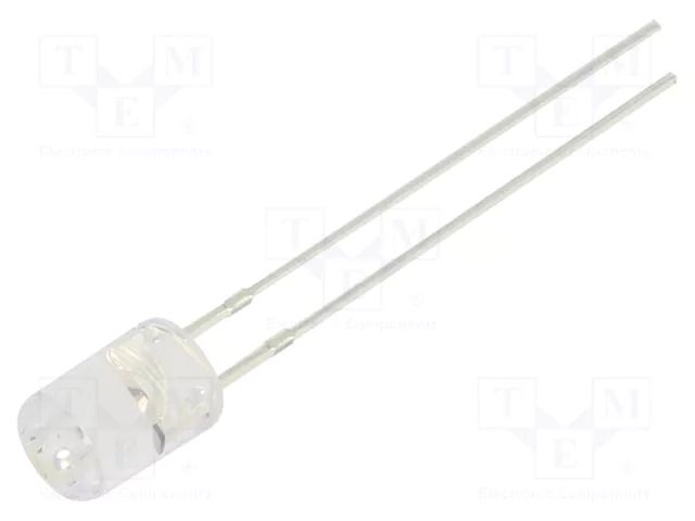 CRLED; orange; 5mm; 1000mcd; 100°; Front: flat; 5.5÷20VDC; -30÷85°C OPTOSUPPLY OSO5PA5GA1B-CR14